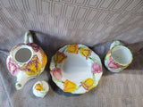 3 Piece Jay Willfred Andrea by Sadek Floral Dish Set