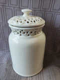 White Ceramic "Coffee" Jar