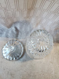 Heavy Clear Glass Biscuit Jar