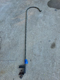 48" Wrought Iron Deck Rail Shepherds Hook Plant Hanger