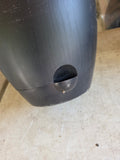 L-Black Plastic Planter w/Built-in Drainage