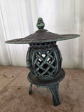 Cast Metal Pagoda Garden Lantern, Heavyweight