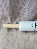 Stoneware "Just Roll With It" Rolling Pin