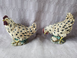Pair of Young's Inc. Resin Chicken Figurines (A)