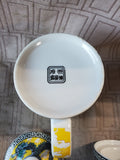 White and Yellow Ceramic Dragon Steeping Tea Mug