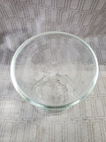 (B) Clear Glass Vase with Rim