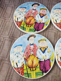 Set of 4 Certified International "Par Four" Stone Coasters