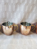 Lot of 5 Copper Toned Moscow Mule Cups