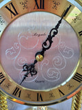 Royale Quartz Glass Dome Clock UNTESTED