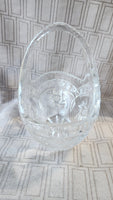 Clear Glass Basket