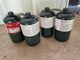 4-Piece Lot of 16 oz Propane Canisters