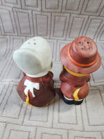 Vintage Thanksgiving Pilgrim Salt and Pepper Shakers