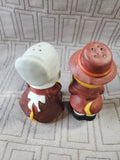 Vintage Thanksgiving Pilgrim Salt and Pepper Shakers
