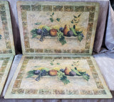 Set of 4 Pimpernel "Tuscan Palette" Placemats