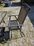 Outdoor Table, Folding Chairs and Umbrella Set