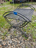 Black Metal Outdoor Side Table