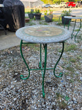 End Table w/Metal Legs and Mosaic Tile Top (B)