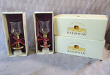 Pair of Baldwin Brass Candle Votives