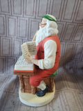 Gorham Norman Rockwell Inspirations in Porcelain "Yuletide Reckoning" Figurine