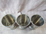 Set of 3 Colonial Williamsburg Reed & Barton Silverplate Julep Cup