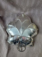 Silverplate Leaf Candy Dish