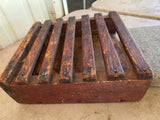 Antique Spap Stone Warmer w/Wooden Box
