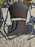 Brown All Weather Wicker Chair Paie *Read Description*