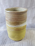 Signed Pottery Pen Holder