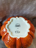 Pier 1 Ceramic Pumpkin Soup Tureen with Ladle