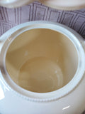 Hartley Greens & Co. Leeds Pottery Creamware Teapot and Scone Basket
