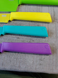 Set of 6 Multi-Colored Kuhn Rikon Swiss Design Knives