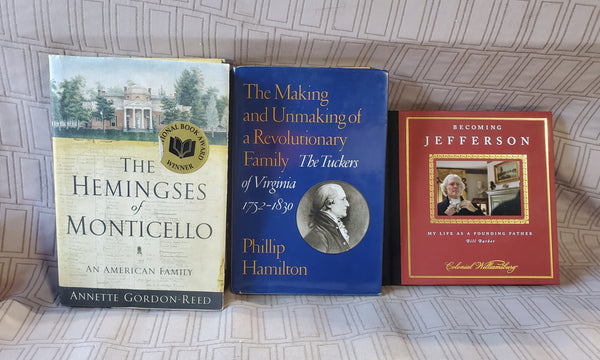 Lot of 3 Colonial Family Books