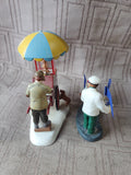 2 Piece Department 56 Figurine Lot