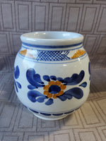 Signed Ceramic Hand Painted Vase