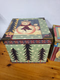 Set of 3 Christmas Nesting Boxes