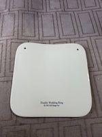 (C) 1992 Hill Design Inc. Ceramic "Double Wedding Ring" Tile