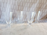 Set of 4 Clear Glass Pilsner Glasses (2 SETS AVAILABLE PRICED INDIVIDUALLY AT $10 EACH)