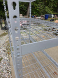 5-Tier Metal Frame Shelving Unit w/Wire Shelves