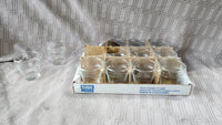 12 Pack of Clear Glass Candle Votives