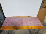 Purple Sheer Beaded Tablerunner
