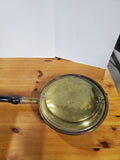 Vintage Copper, Brass, and Wooden Bed Warmer