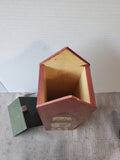 Wooden Spaghetti Pasta House Storage Container