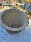 Tan/Brown Glazed Pottery Planter