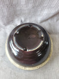Brown Glazed Stoneware Bowl