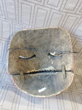 Indonesian Wood Carved Frog Mask