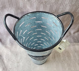 Metal "Farmer's Market" Flower Basket