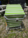 Low Reclining Beach Chair w/Adjustable Sun Shade(two available, priced separately)