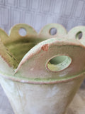 Scalloped Edge Pottery Planter