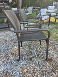 Pair of All-Weather Wicker Arm Chairs