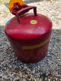 5 Gal Metal Gas Can, Near Empty